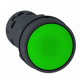 Кнопка зеленая без фиксации 1HО Schneider Electric. Вид 1
