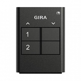 KNX Ручной передатчик KNX RF, 2-местная Gira. Вид 1