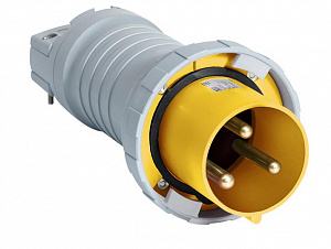 263 P4W Вилка кабельная 263P4W, 63А, 2P+E, IP67, 4ч ABB. Вид 1