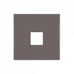 8517 TP Накладка для телекоммуникационных розеток типа 8117... и/или 8118..., SKY, Тауп ABB. Вид 1