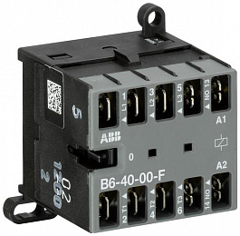 Миниконтактор B6-40-00-F 9A (400В AC3) катушка 42В АС ABB. Вид 1