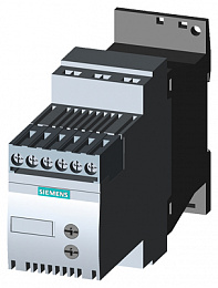 Устройство плавного пуска двигателя "SIRIUS" 17.6A, 7.5KW/400V, 200-480V AC, 110-230V AC/DC Siemens. Вид 1