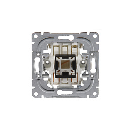 1066.21 Механизм 1-клавишного переключателя, 16А/250В, (схема 6), 2 дополнительные клеммы ABB. Вид 1