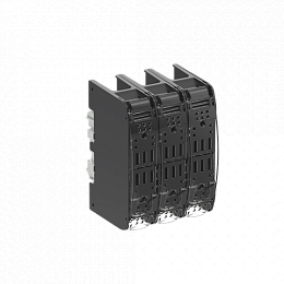 OFAZ00S3L Держатель предохранителей 3-полюсный до 160A, размер 00/000, IP20 ABB. Вид 1