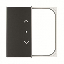 SRB-2-85NS SRB-2-85NS Клавиша двойная free@home,SKY,жалюзи,черный бархат ABB. Вид 1