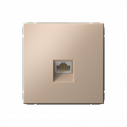 Розетка компьютерная RJ45, кат. 5е, механизм (песочный) ARTGALLERY Systeme Electric. Вид 1