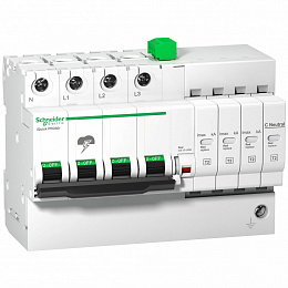 УЗИП со встроенной защитой IQUICK IQUICK PRD 3П+Н 20кА с картриджами Schneider Electric. Вид 1