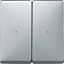 Sd, клавиша для модуля 2 кн. вык, алюм Schneider Electric. Вид 1.