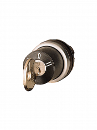 216900 M22-WRS3 Переключатель с ключом 3-позиционный 60⁰, с фиксацией, ключ вынимается в положении 0 I II Eaton. Вид 1