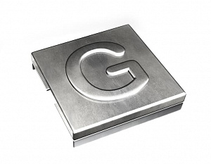 YID-CHAR-G Маркировка для каб.стяжки,нерж.сталь,'G', (100шт) ABB. Вид 1