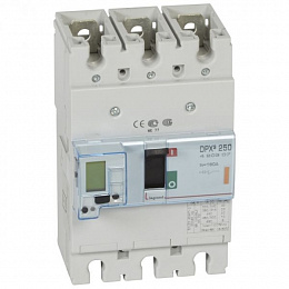 DPX3 250 Электронный 3-полюсный автомат 160А, 25kA Legrand. Вид 1