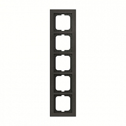 1725-290 Рамка 5-постовая, Axcent, сланец ABB. Вид 1