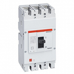 DRX630 Автоматический выключатель 3- полюсный 400A 36кА в литом корпусе Legrand. Вид 1
