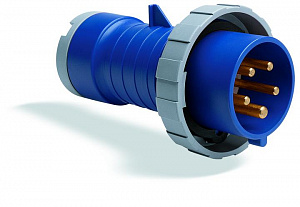 232 P12W Вилка кабельная 232P12W, 32А, 2P+E, IP67, 12ч ABB. Вид 1