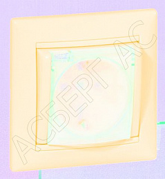 Розетка c З.К.(в сборе с рамкой)  Valena (слоновая кость)  Legrand. Вид 1