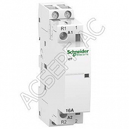 iCT Модульный контактор 16A 1НО+1НЗ 220/240В АС Schneider Electric. Вид 1