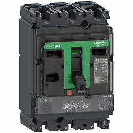 NSX160B 3P MIC.2.2 160 Автоматический выключатель 3-полюсный, 160А25kA Schneider Electric. Вид 1