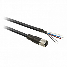 Кабель с коннектором.м12,5 pin, 20м,разъем пр. Schneider Electric. Вид 1