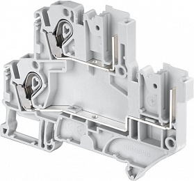 Клемма втыч ZDP2,5-D2 2-ур, 2заж.+2раз. TYCO. Вид 1