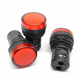 Индикатор ND16-22DS/4 красный АС 400В CHINT. Вид 1