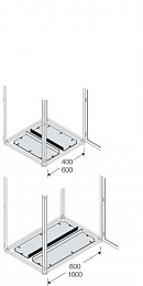 PFCS7570 Панель кабельного ввода скользящая W750/D700 (1 уп.-2шт) ABB. Вид 1