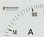 Шкала для амперметра 72х72, 100А Schneider Electric. Вид 1.