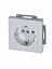 20 EUC-84-500 Розетка SCHUKO 16А 250В (davos/альпийский белый) Solo/Future ABB. Вид 1.