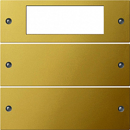 Набор клавиш 2 местный Plus (латунь) System 55 Gira. Вид 1