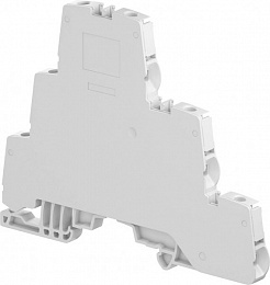 Клемма винтовая ZS4-T3-R1 - 4 мм2, 3 уровня, 6 зажимов, изолирована с 2-х сторон TYCO. Вид 1