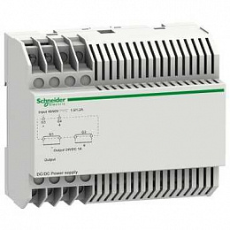 24/30 vdc модуль внешнего питания 24 в пост тока Schneider Electric. Вид 1