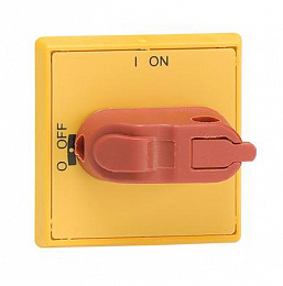 OHYS3AH1 Ручка управления (желто-красная) выносная для рубильников ОТ16..125F ABB. Вид 1