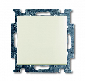 2006/6 UC-96-5 Механизм 1-клавишного, 1-полюсного переключателя с клавишей (шале/белый) Basic 55 ABB. Вид 1