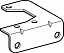 Монтажный кронштейн xmazl001 Schneider Electric. Вид 1.