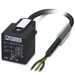 SAC-3P-3,0-PUR/A-1L-R Кабель для датчика / исполнительного элемента  Phoenix Contact. Вид 1
