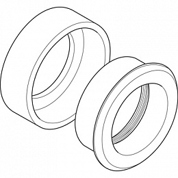 KA1-8073 Адаптер метал. для монтажа заподлицо ABB. Вид 1