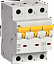 ВА47-60МА Автоматический выключатель 3-полюсный, 40А, 6kA (хар-ка D) ИЭК. Вид 1.