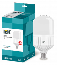 Лампа LED HP 50Вт 230В 4000К E27 ИЭК. Вид 1