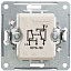 Переключатель 1-клавишный, перекрестный 16АХ, в сборе (белый) Wessen 59 Schneider Electric. Вид 1.