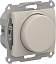 Светорегулятор повор-нажим,LED, RC, 315Вт, мех. (молочный) Glossa Systeme Electric. Вид 1.
