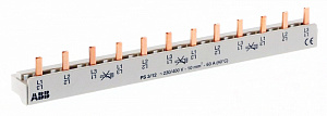 PS3/12 3-фазная шинная штырьковая разводка на 12 модулей 63А ABB. Вид 1