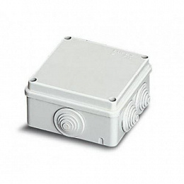 Коробка расп.гермет.с вводами пласт.винт IP55 100х100х50мм ABB. Вид 1