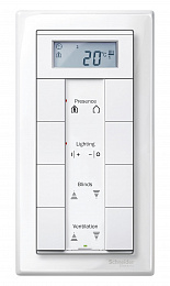 Рамка 2-постовая б/перег., sm (полярный белый) Merten M-Smart Schneider Electric. Вид 1