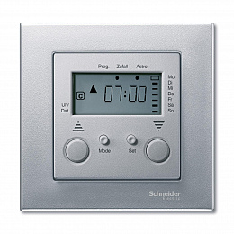Таймер управления жалюзи нед., накладной модуль, sm (алюмини Merten Schneider Electric. Вид 1