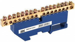 ШНИ-6х9-16-Д-С Шина N "ноль" на DIN-изол ИЭК. Вид 1