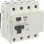 R10N Блок утечки тока 4-полюсный, 63А 100mA, 10kA, тип A ИЭК. Вид 1.