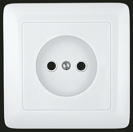 Розетка без заземления без шторок, С/У, 16а, 250В (белый) Хит Systeme Electric. Вид 1