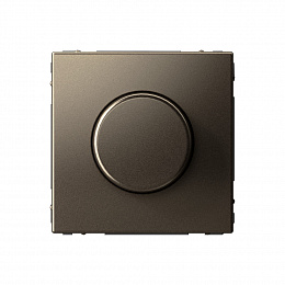 Светорегулятор повор-нажим, LED, RC, 400Вт, механизм (мокко) ARTGALLERY Systeme Electric. Вид 1