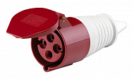 РП102-4-32-IP44 Розетка переносная 3Р+РЕ 32А 380-415В IP44 DEKraft
