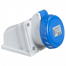 Розетка настенная pk винт. 32a IP67 220v 3pt Schneider Electric. Вид 1