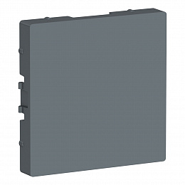 Заглушка без суппорта для многопостовых рамок (грифель) Atlas Design Systeme Electric. Вид 1